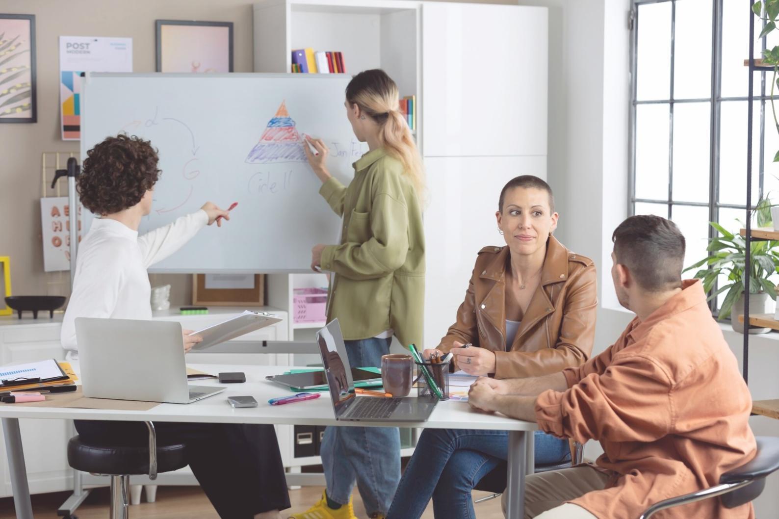 Finanzielle Unterlagen und Planungsdokumente auf einem Arbeitstisch